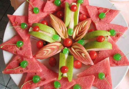 常见好看的水果拼盘图片,只是图片哦