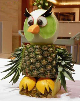 水果拼盘玩成这样,那才叫一个酸爽