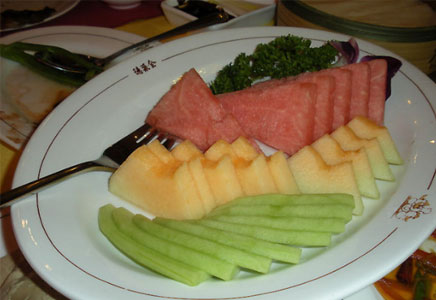 哈密瓜做水果拼盘,怎样才能做的漂亮