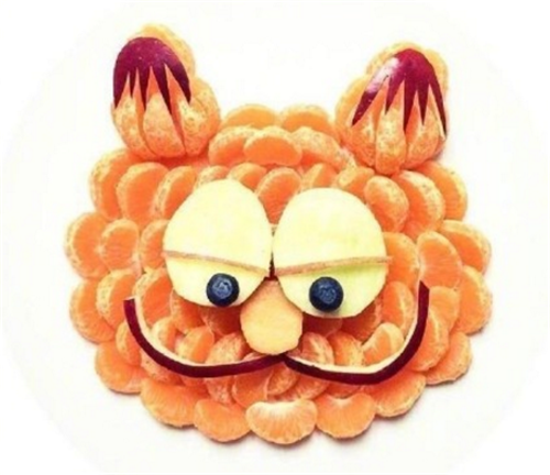 国外创意水果拼盘图片,让大人和孩子爱上水果