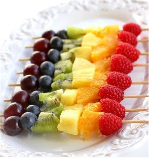 两个人的水果拼盘晚餐,人少也要精致的吃水果拼盘